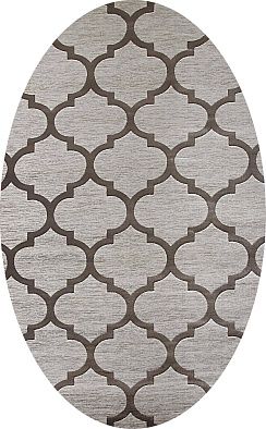 Ковер MEGA CARVING WK d422 CREAM Овал