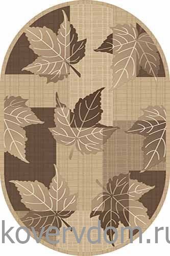 Ковер MEGA CARVING 4785 BEIGE Овал Ковер MEGA CARVING 4785 BEIGE Овал