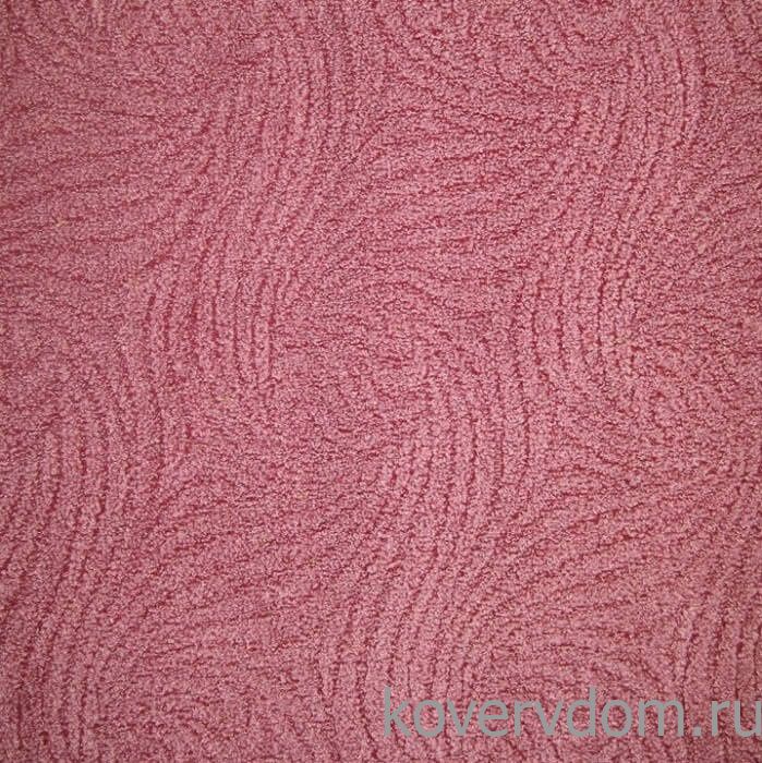 Однотонный ковер-палас FLAMINGO 430 темно-розовый