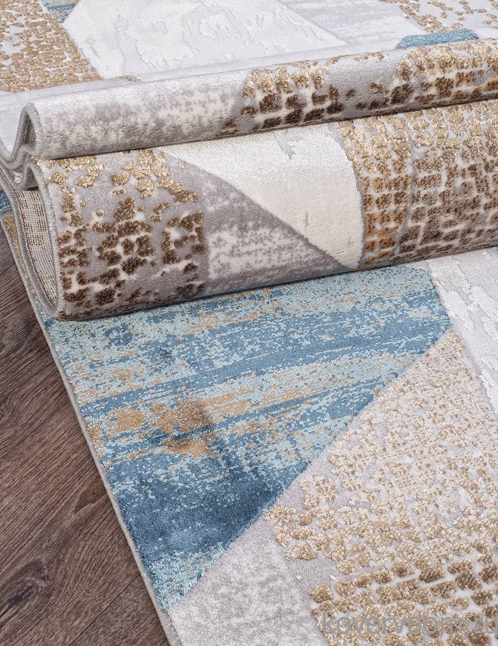 Ковер ALLURES 12009 CREAM / BLUE Ковер ALLURES 12009 CREAM / BLUE