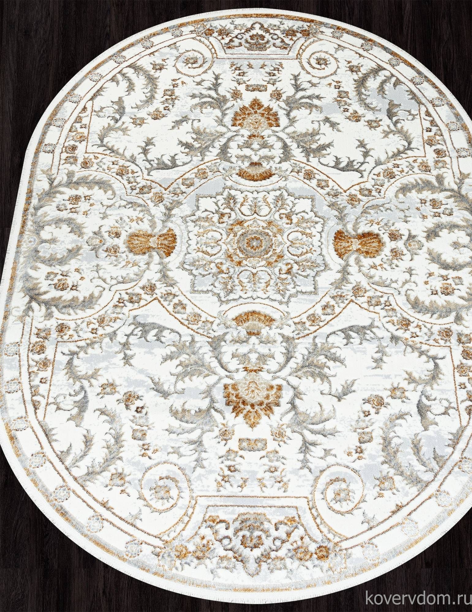 Ковер SAHARA 00765A GOLD FDY / CREAM HB Овал