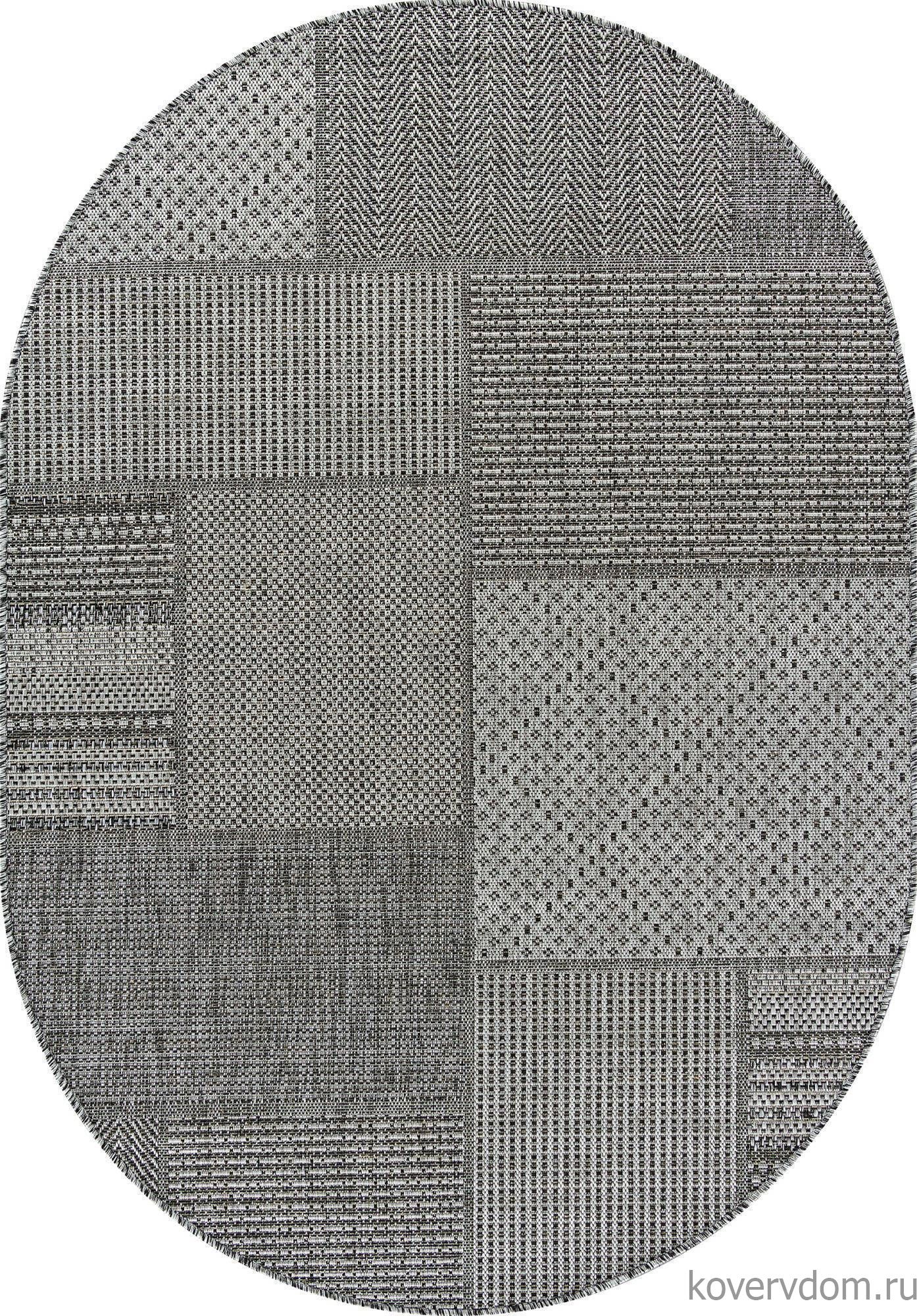 Ковер KAIR S139 DARK GRAY Овал