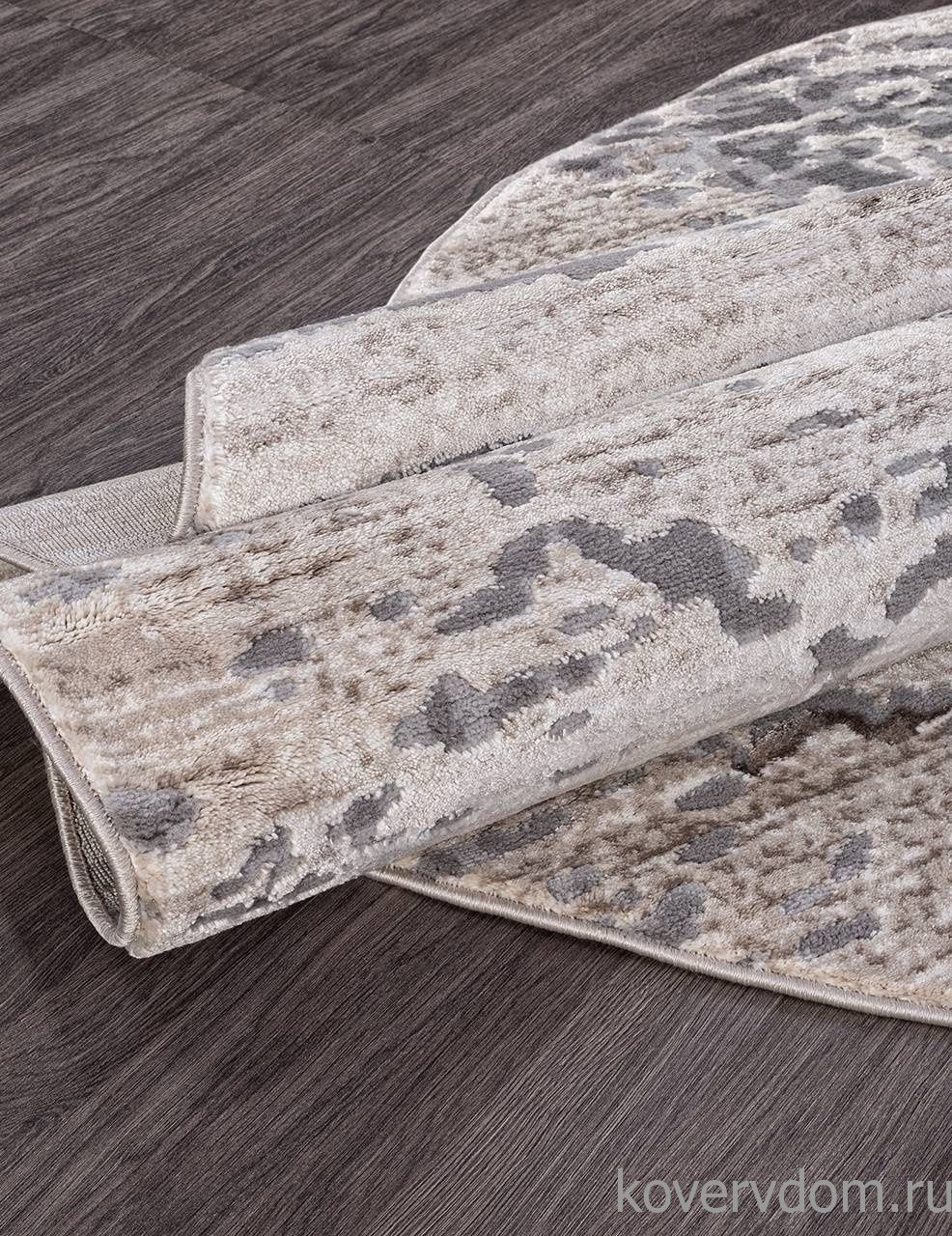 Ковер ARMINA 03806A GREY / BROWN Круг