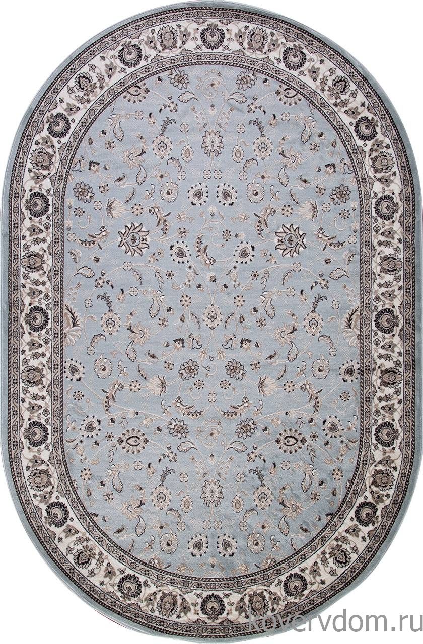 Ковер VALENCIA DELUXE D251 L.BLUE-BROWN Овал Ковер VALENCIA DELUXE D251 L.BLUE-BROWN Овал
