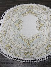 Ковер HUNKAR 08075A BLUE / GOLD Овал