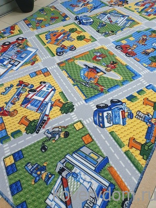 Детский ковер-палас Ого ЛЕГО 