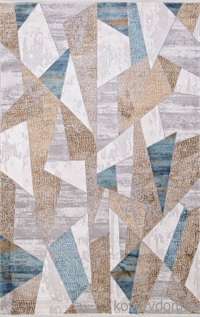 Ковер ALLURES 12009 CREAM / BLUE Ковер ALLURES 12009 CREAM / BLUE