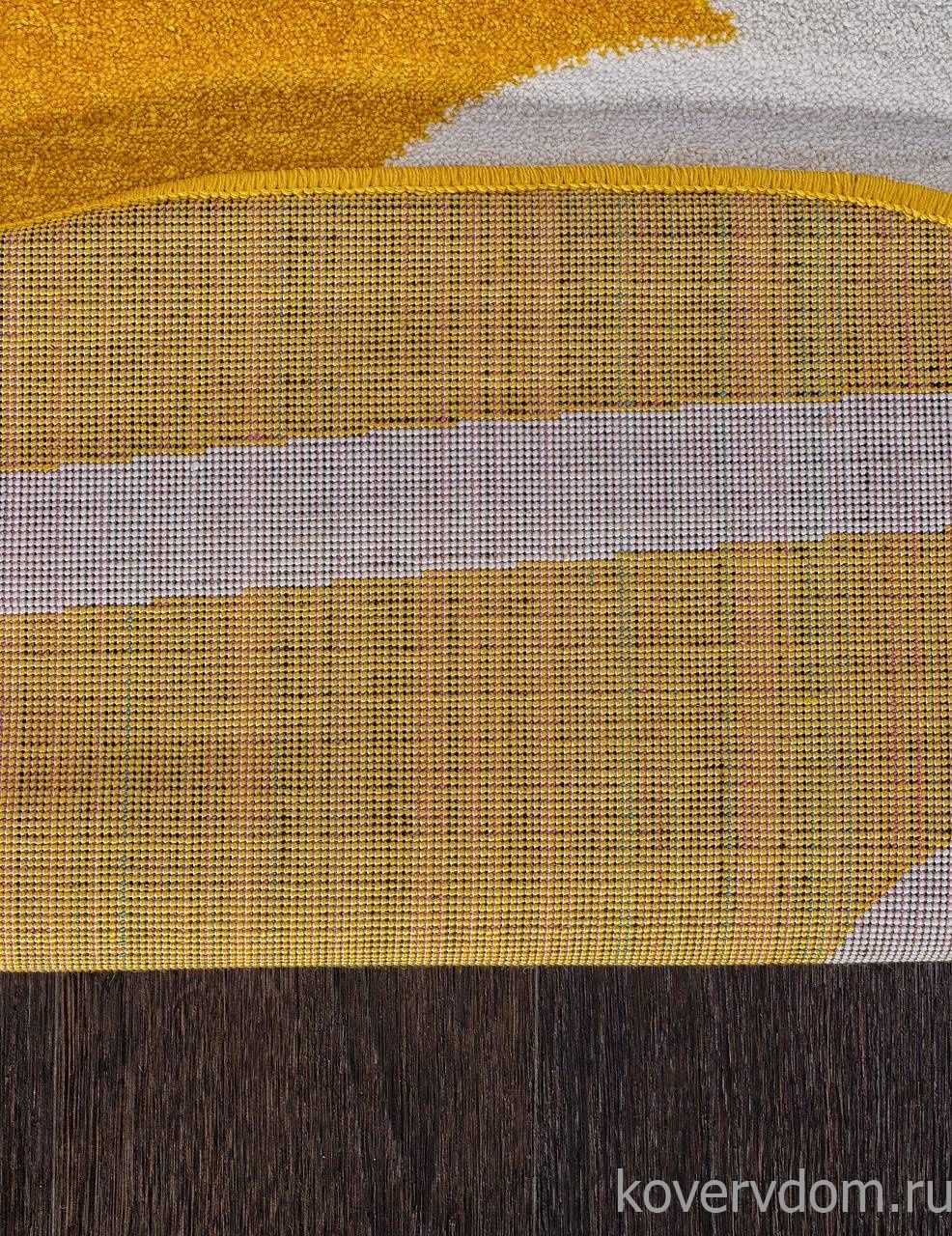 Ковер CRYSTAL 1021 YELLOW Овал Ковер CRYSTAL 1021 YELLOW Овал