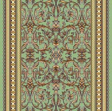 Ковровая дорожка Кремлевская 39-03 светло-зеленая