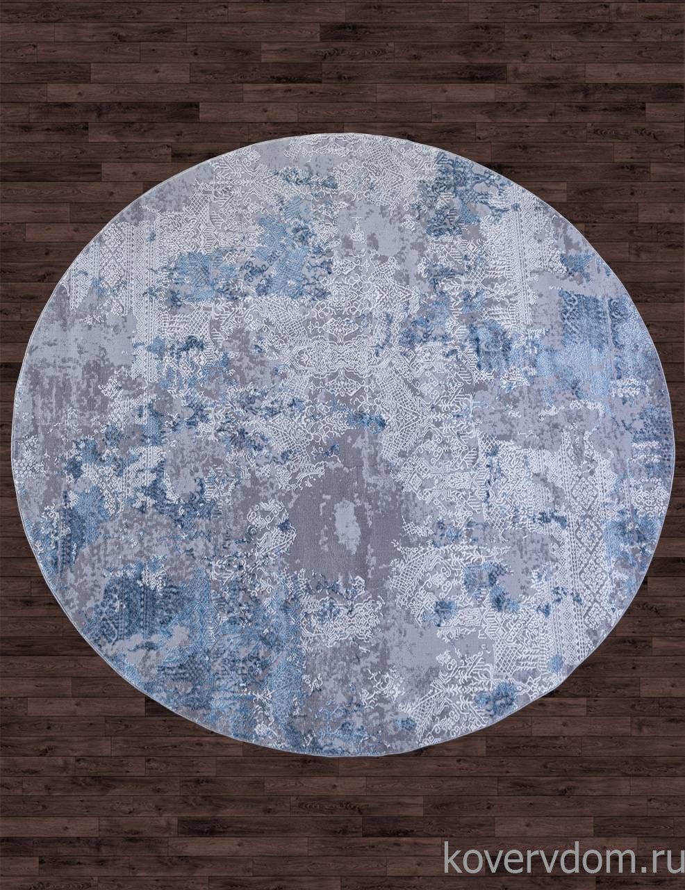 Ковер ARMINA 03851A BLUE / BLUE Круг Ковер ARMINA 03851A BLUE / BLUE Круг