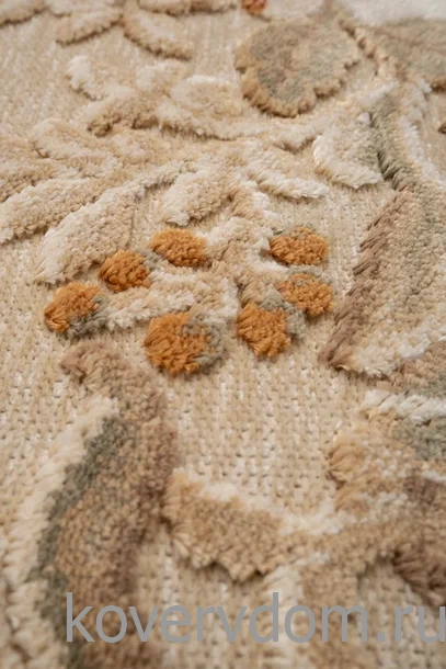 Рельефный ковер из вискозы GENOVA 38027 6262 60 КРУГ