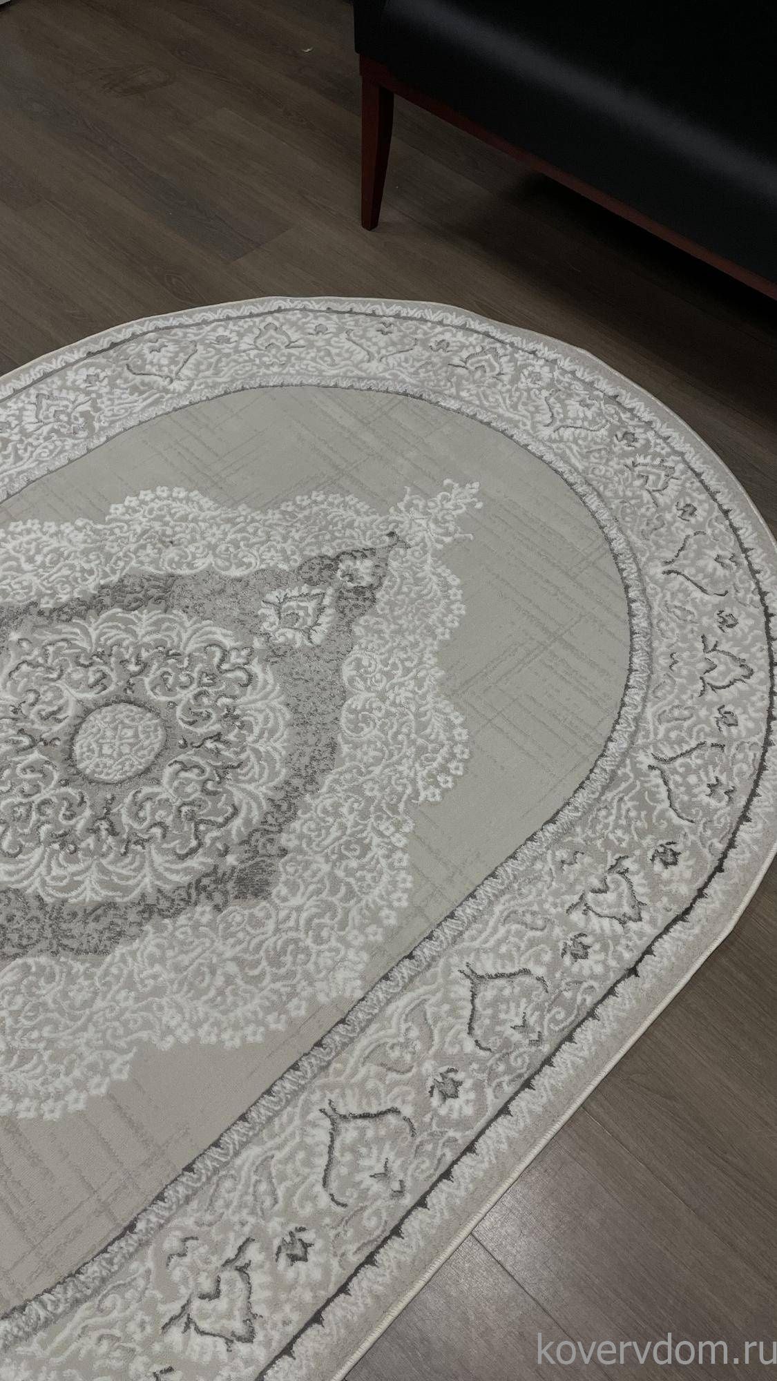 Ковер LUCCI P156A L.GRAY / L.GRAY Овал