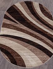 Однотонный ковер GAVANA D234 BEIGE Овал
