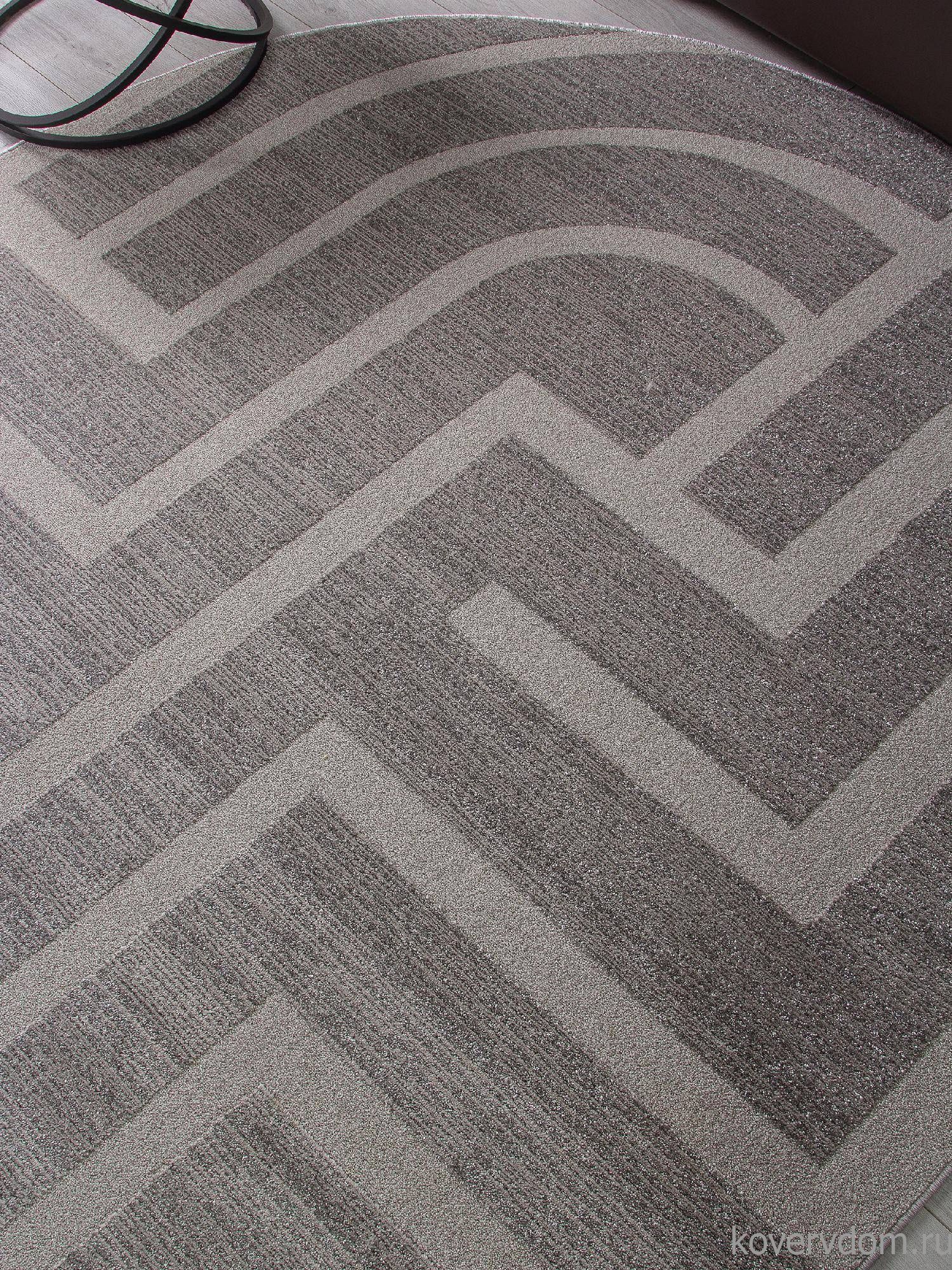 Ковер DIOS F439 LIGHT GRAY Овал