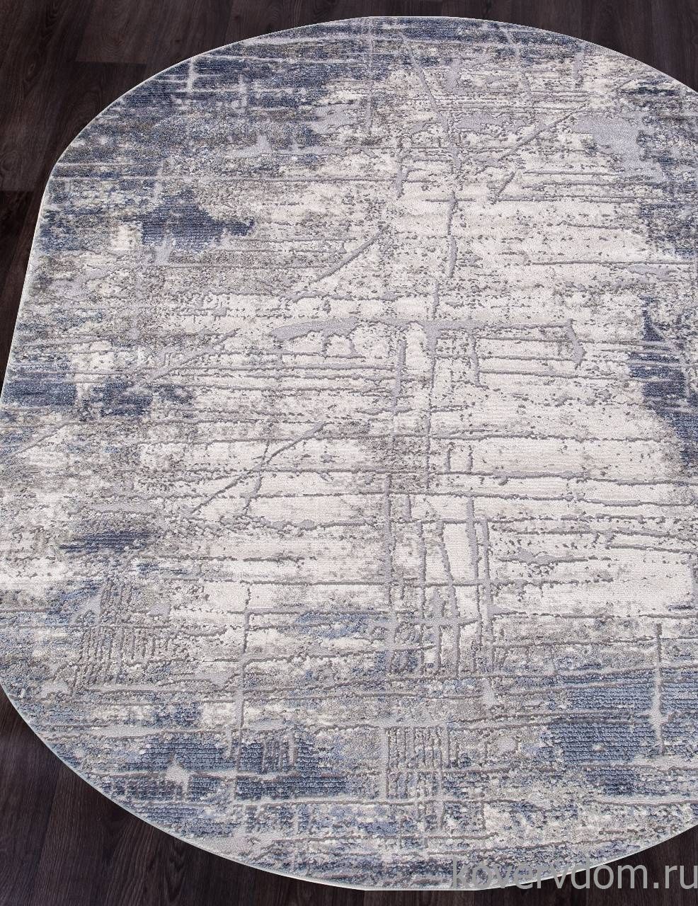 Ковер OPERA 5801A BLUE / GREY Овал Ковер OPERA 5801A BLUE / GREY Овал