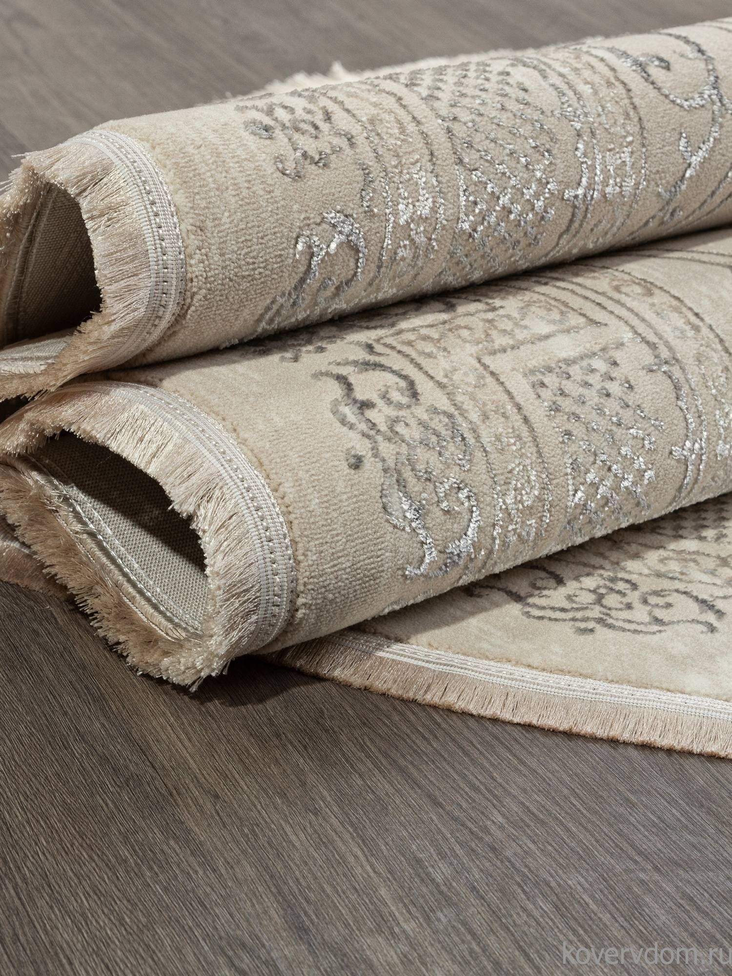 Ковер MIKONOS F581AG CREAM / A.GRİ Овал Ковер MIKONOS F581AG CREAM / A.GRİ Овал