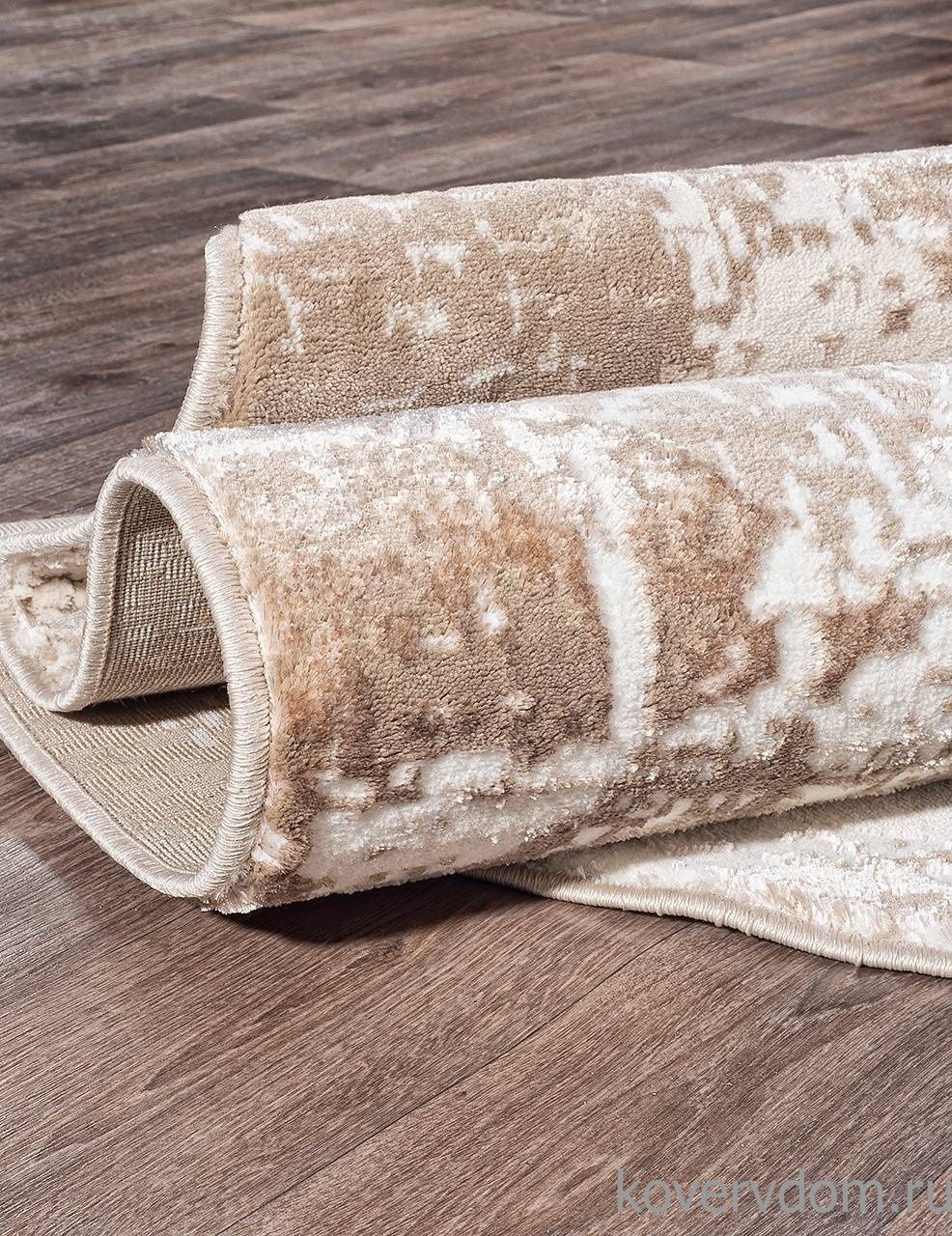 Ковер MARDAN 1237A VIZON SHRINK / BEIGE Овал Ковер MARDAN 1237A VIZON SHRINK / BEIGE Овал