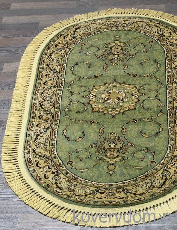 Ковер BUHARA d034 GREEN Овал