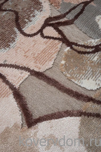 Рельефный ковер из вискозы GENOVA 38182 6626 90 Овал