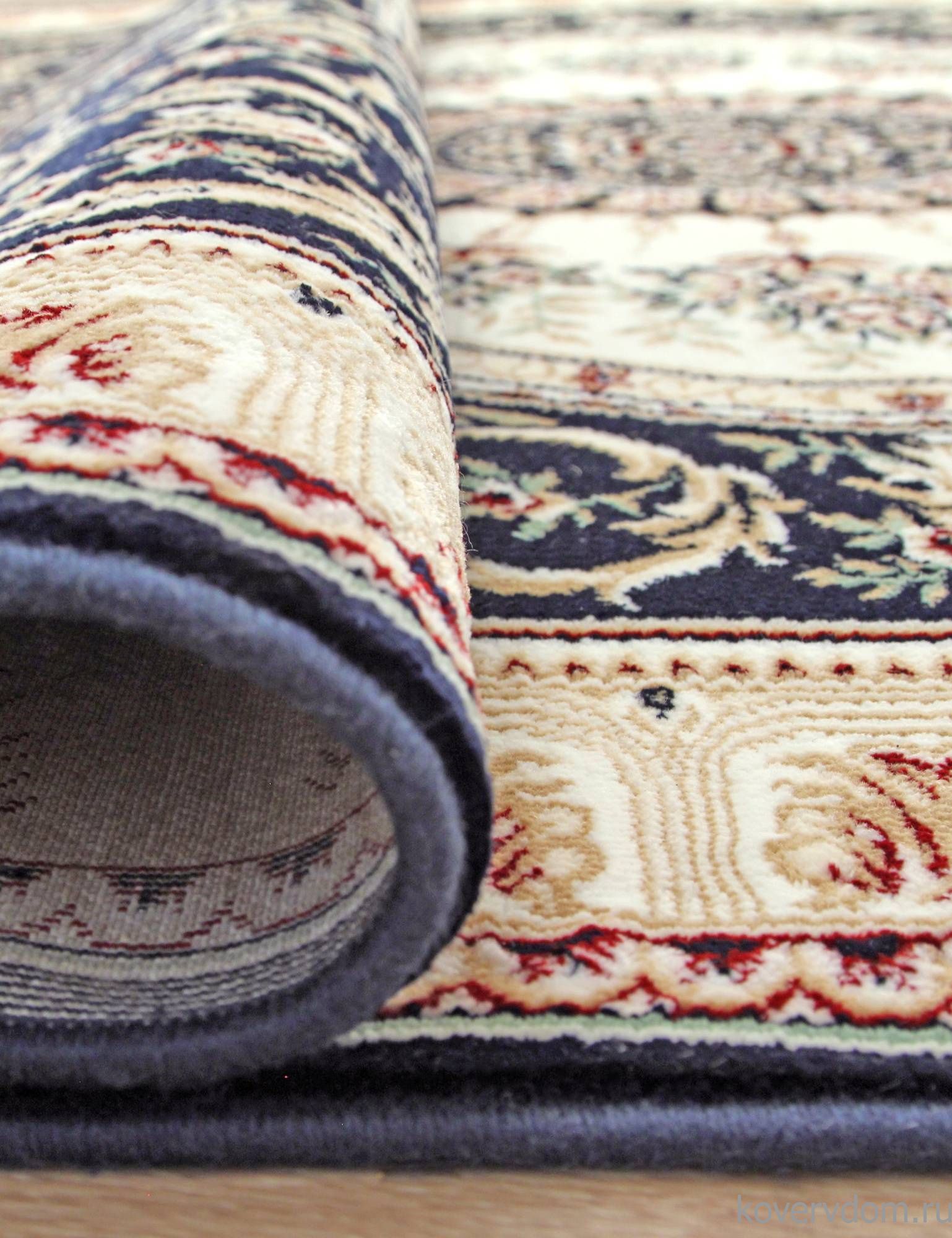 Ковер BROOKLYN 08615T BLUE / BLUE Ковер BROOKLYN 08615T BLUE / BLUE