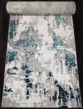 Однотонный ковровая Дорожка PALERMO F285 GRAY