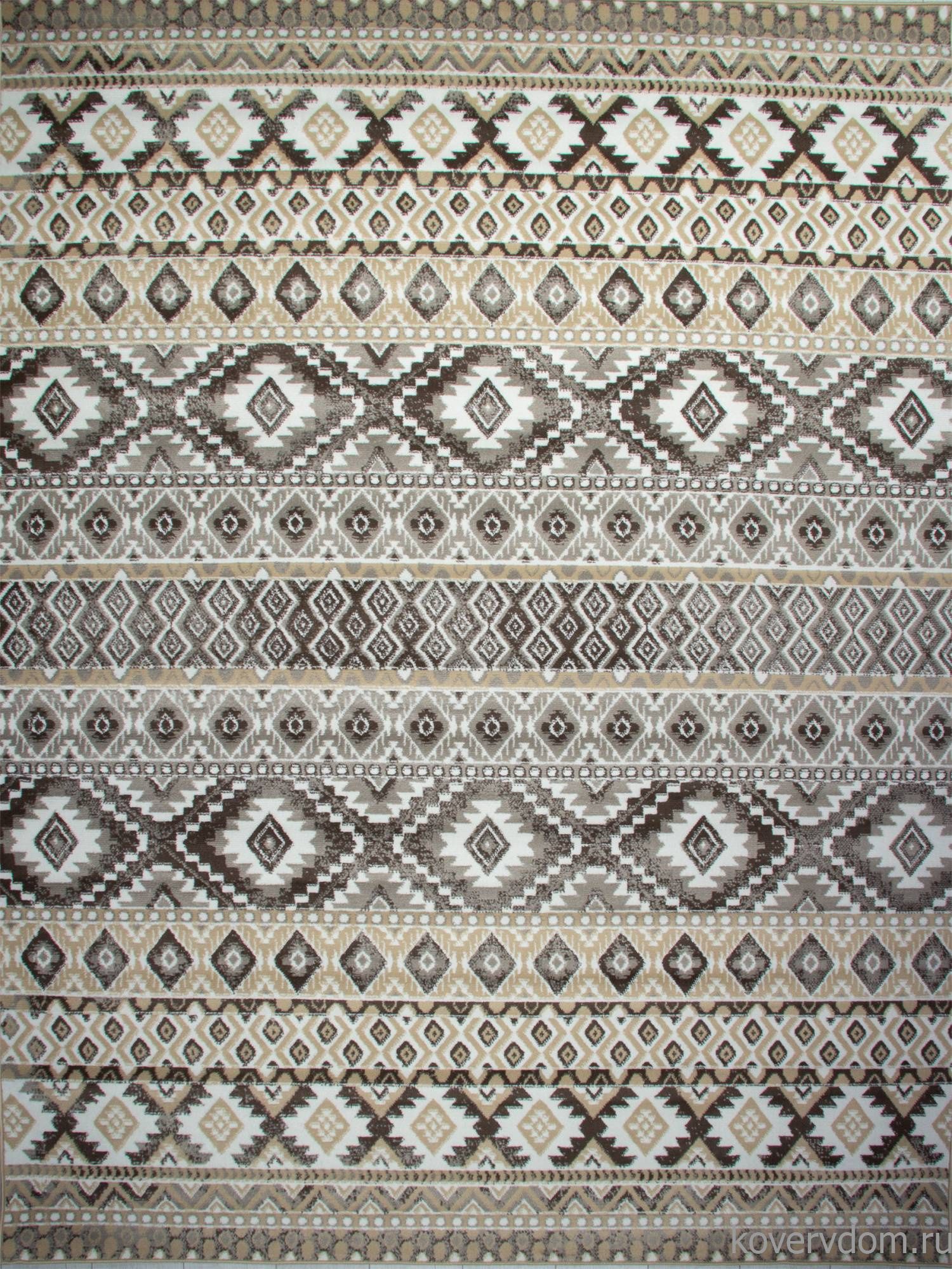 Ковер PRAGA 06050A BROWN / TOZ GRI