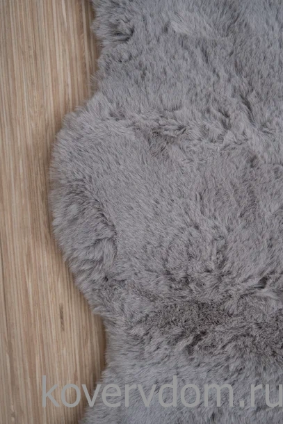 Ковер из искусственного меха Krolik 1000A T9082_GREY шкура