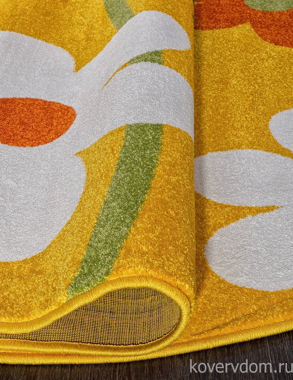 Ковер CRYSTAL 1021 YELLOW Овал Ковер CRYSTAL 1021 YELLOW Овал