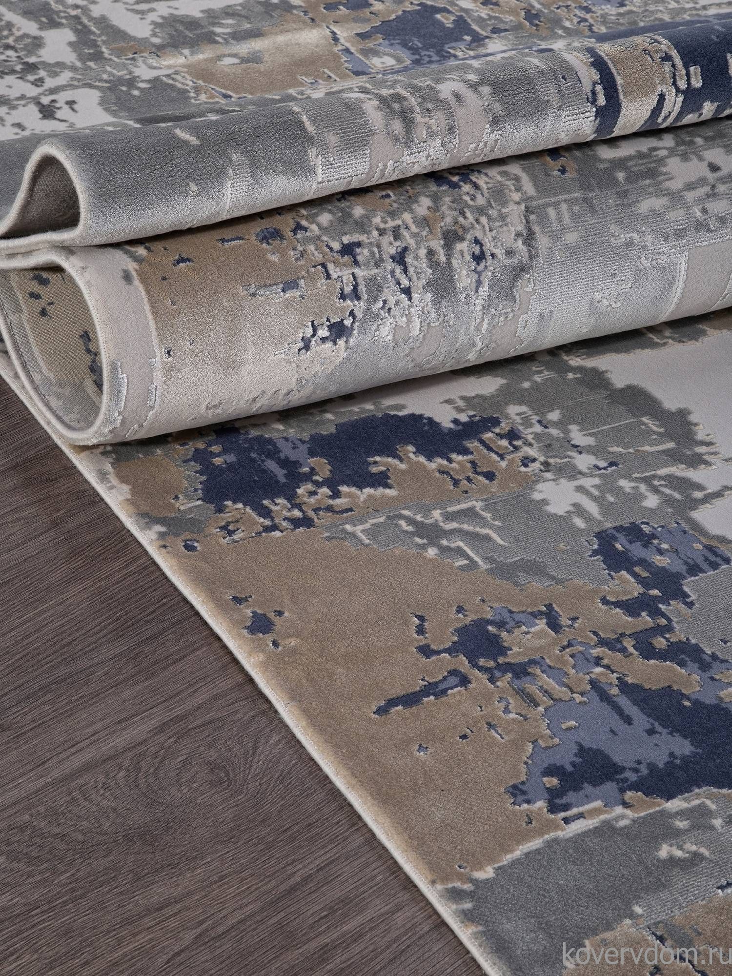 Ковер CABINET A123AY BLUE / GREY Ковер CABINET A123AY BLUE / GREY